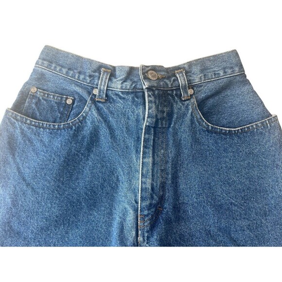 Vintage Gitano 80's 90's High Rise Denim Mom Jean Shorts 9/10 100% Cotton - Picture 3 of 9